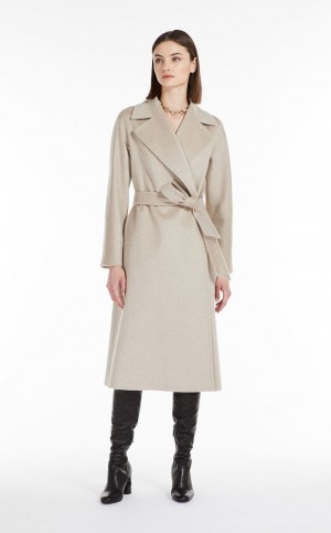 Max Mara Cashmere, Alpaca And Wolle Mäntel Beige | MMR593852