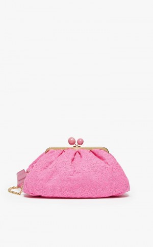 Max Mara Hommage À La France Pasticcinoin Spitze Weekend Bag Fuchsie | MMR594172