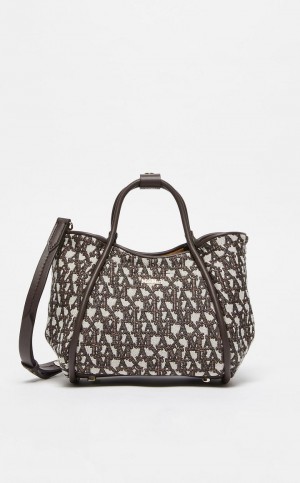 Max Mara In jacquard  Marine Bag Braun | MMR594129