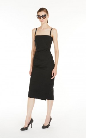 Max Mara Radzimir Bustier Kleid Schwarz | MMR593370