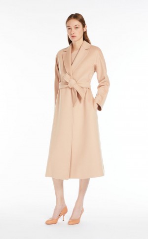 Max Mara Wolle Robe Mäntel Beige | MMR593874