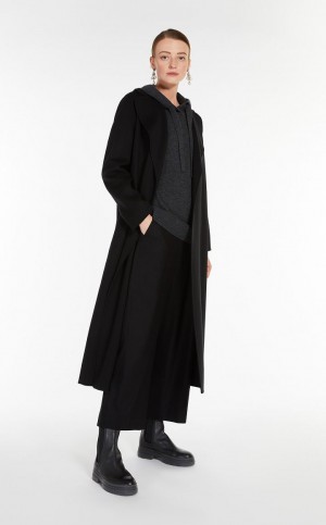 Max Mara Wolle Robe-style Mäntel Schwarz | MMR593863