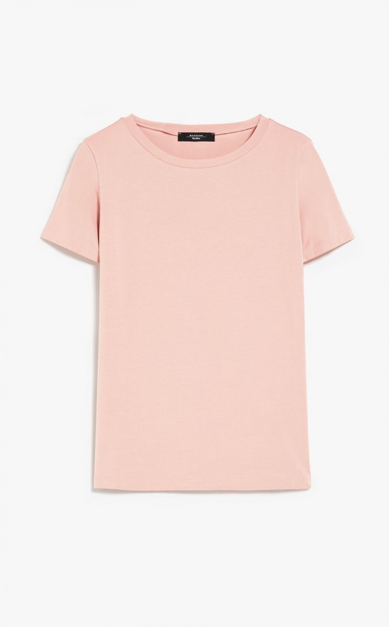 Max Mara Basic Jersey T-shirt Koralle | MMR593677