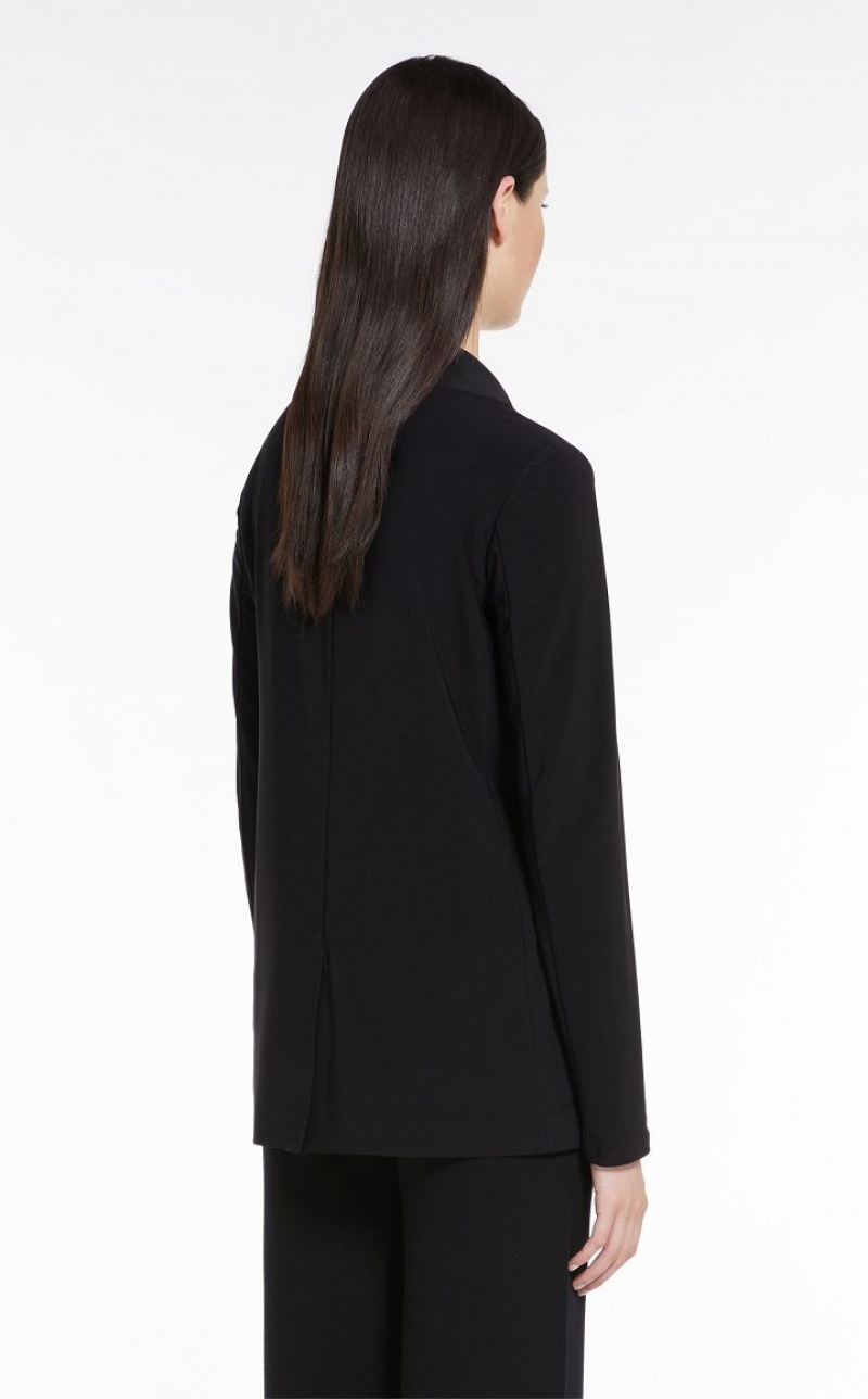 Max Mara Blazer In Stretch Jersey Blazer Schwarz | MMR594094