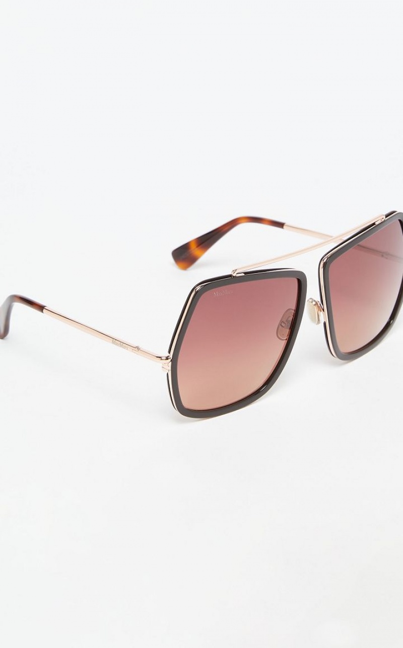 Max Mara Butterfly Sonnenbrille Fuchsie | MMR594292