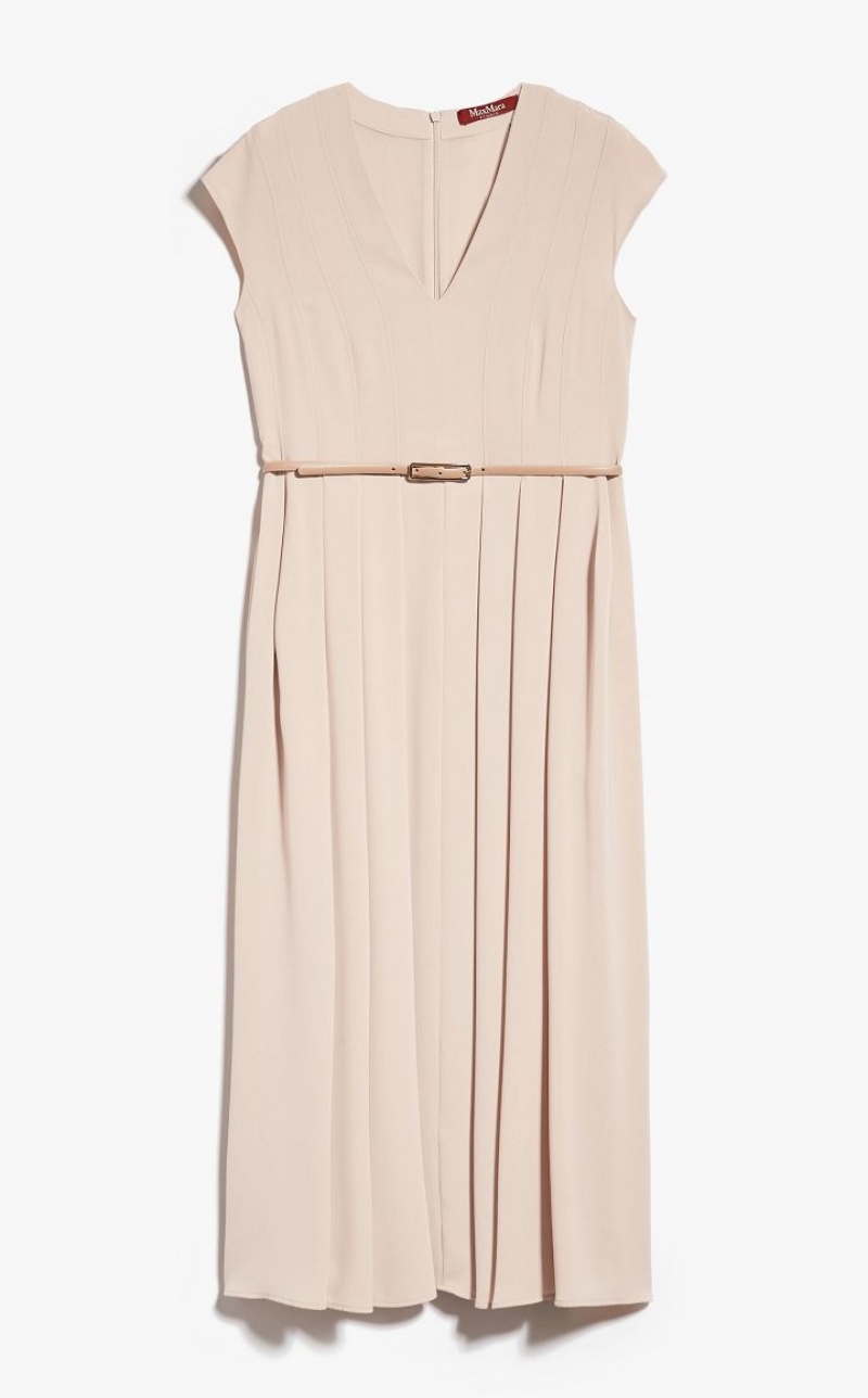 Max Mara Cady Belted Kleid Beige | MMR593342