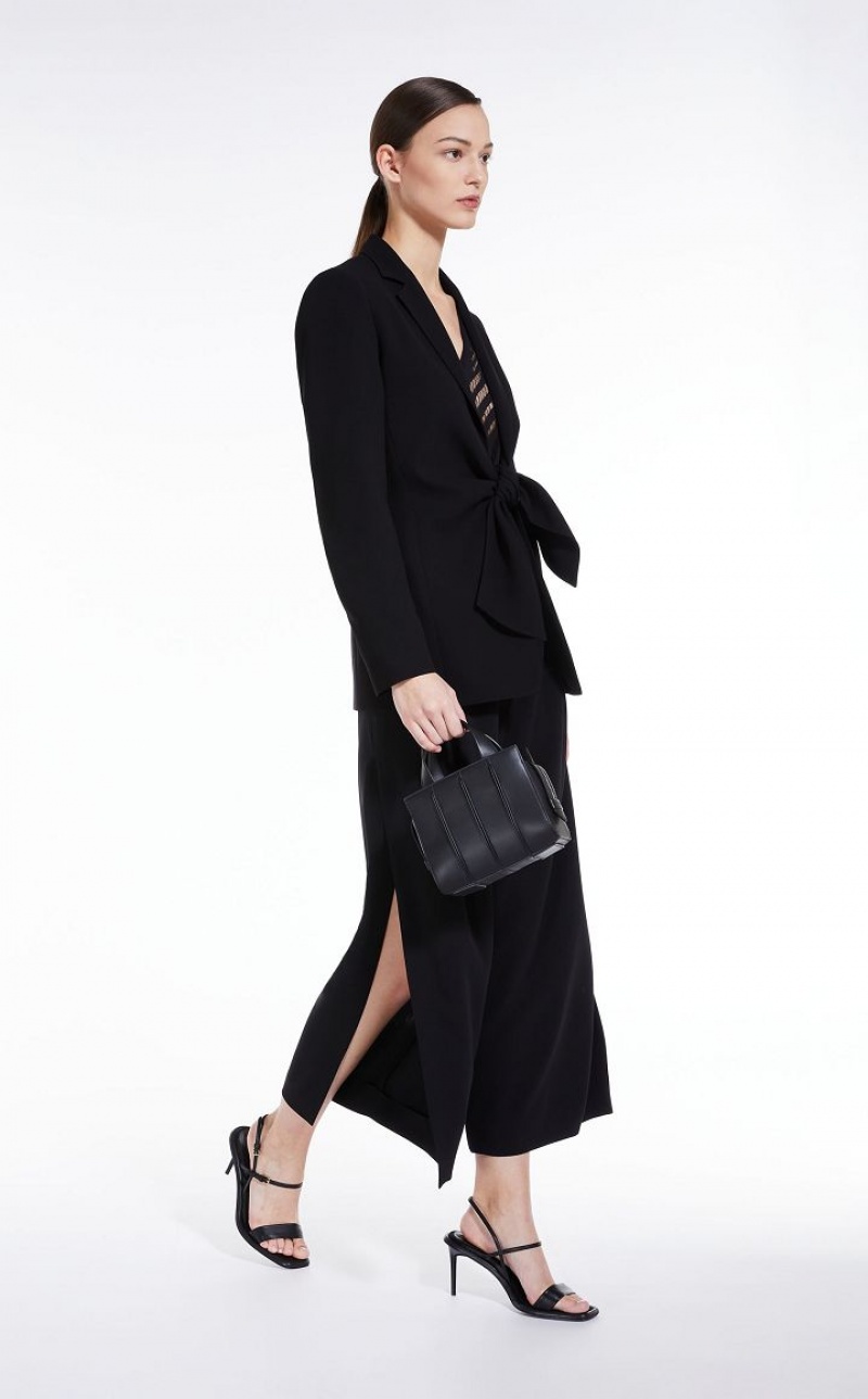 Max Mara Cady With Bow Anzüge Schwarz | MMR593492