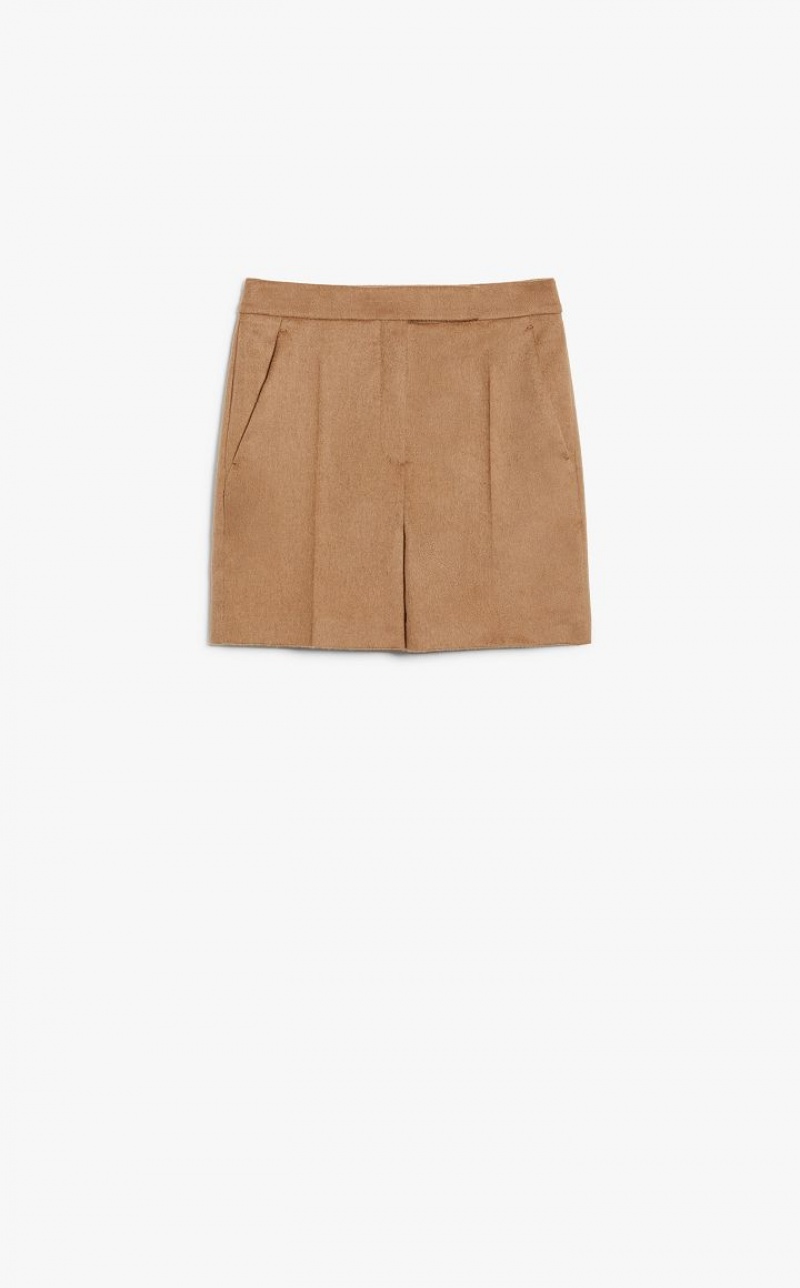 Max Mara Camel Colour Shorts Hosen Braun | MMR593737