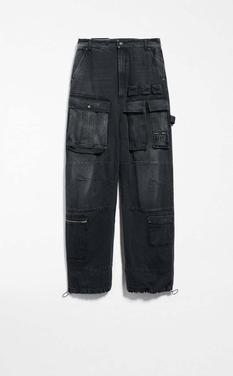 Max Mara Cargo Jeans Schwarz | MMR593807