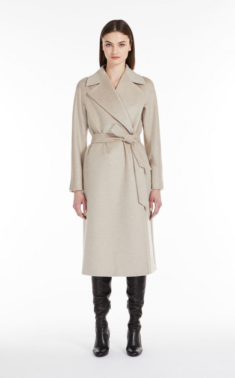 Max Mara Cashmere, Alpaca And Wolle Mäntel Beige | MMR593852