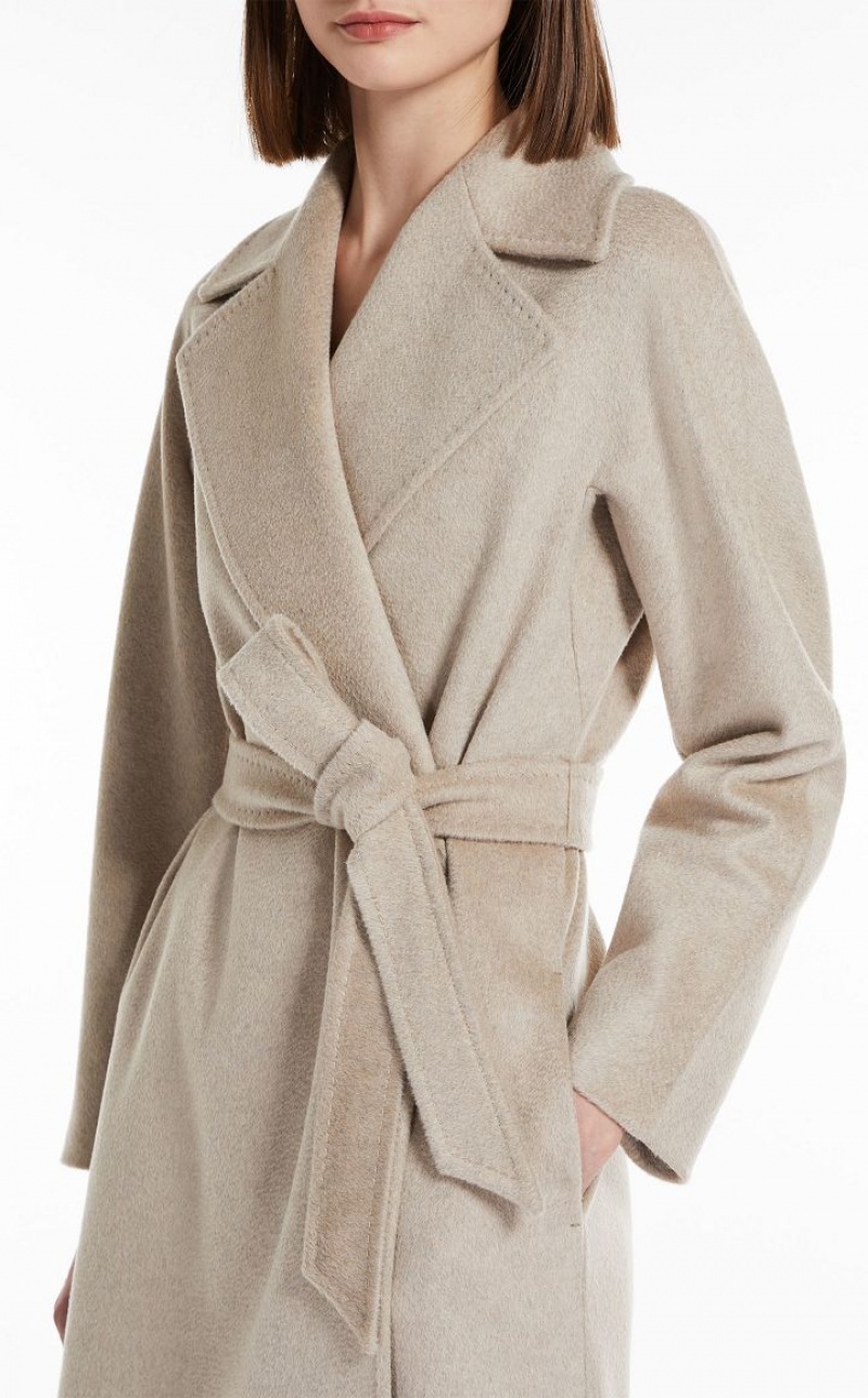 Max Mara Cashmere, Alpaca And Wolle Mäntel Beige | MMR593852