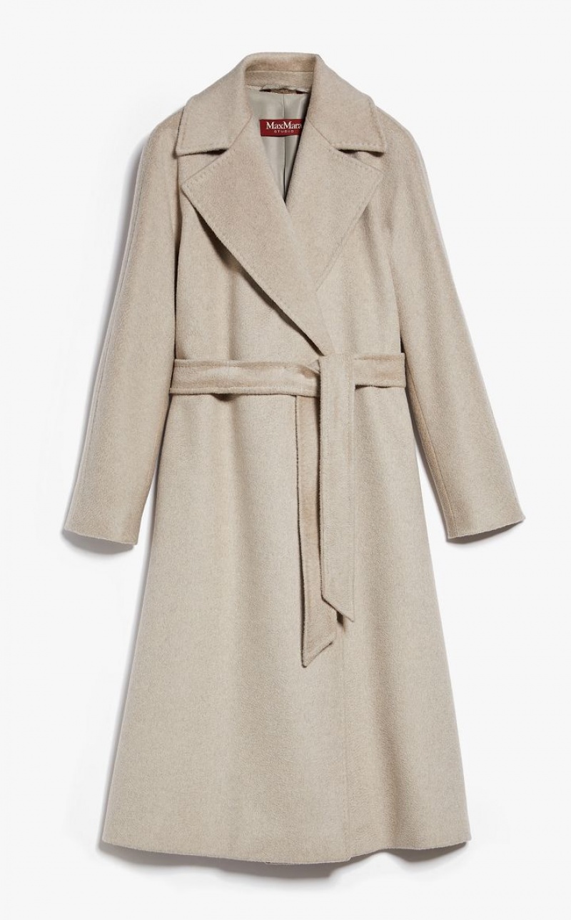 Max Mara Cashmere, Alpaca And Wolle Mäntel Beige | MMR593852