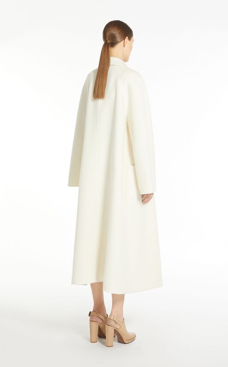 Max Mara Cashmere Mäntel Weiß | MMR593832