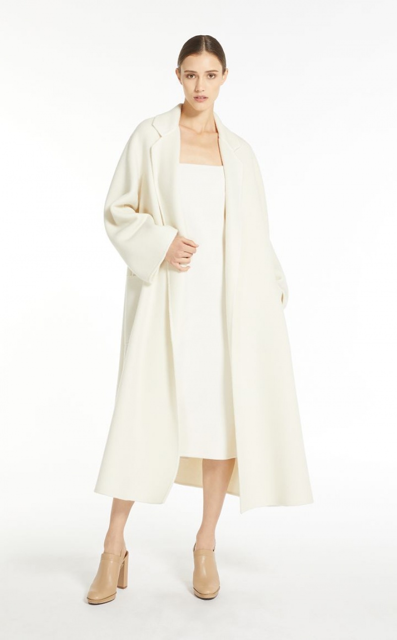 Max Mara Cashmere Mäntel Weiß | MMR593832