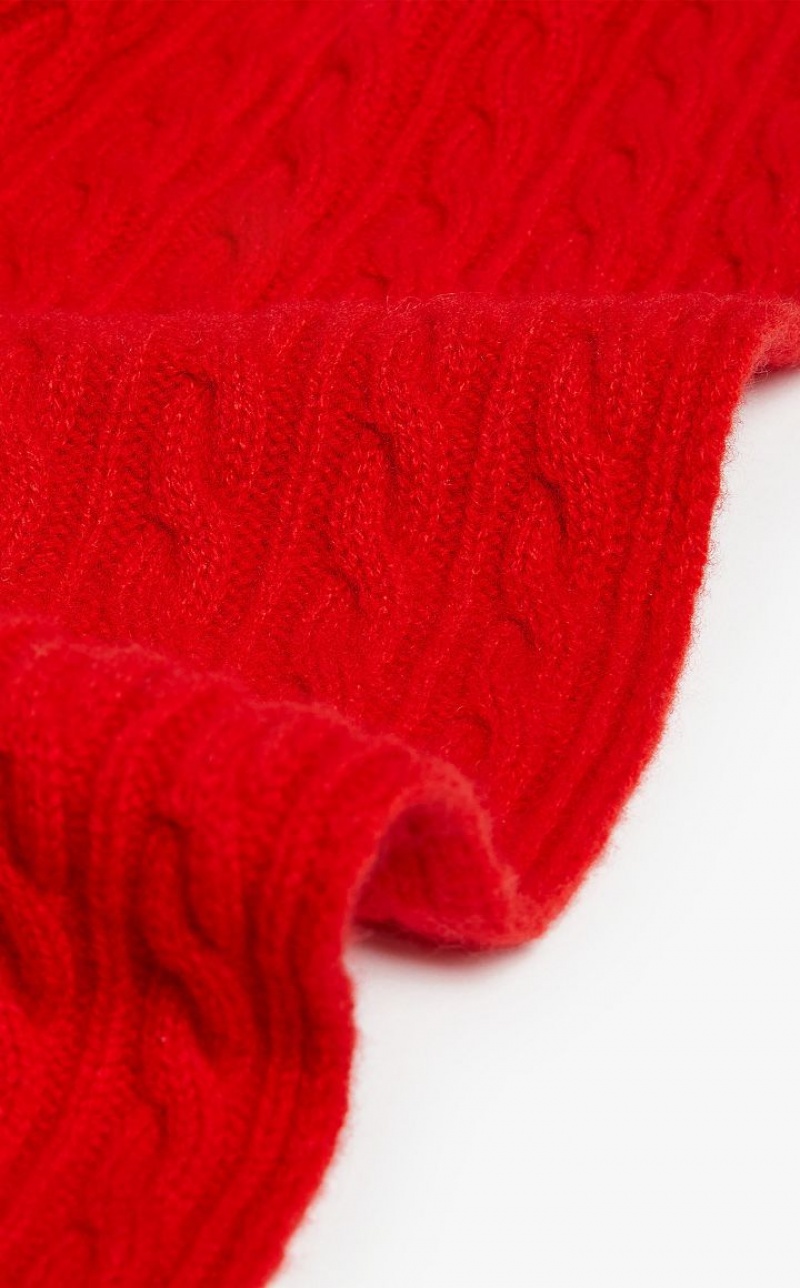 Max Mara Cashmere Scarf Schals Rot | MMR594260