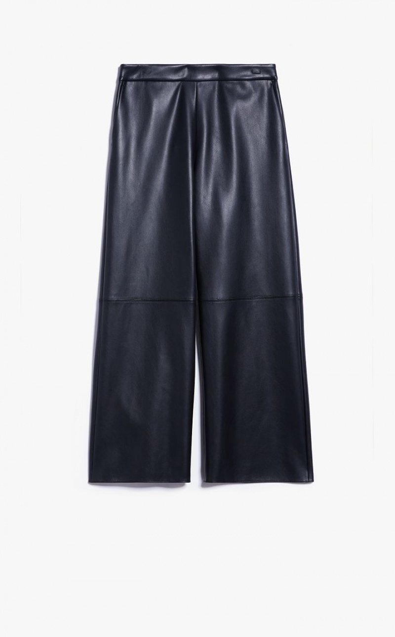 Max Mara Coated Fabric Hosen Schwarz | MMR593805