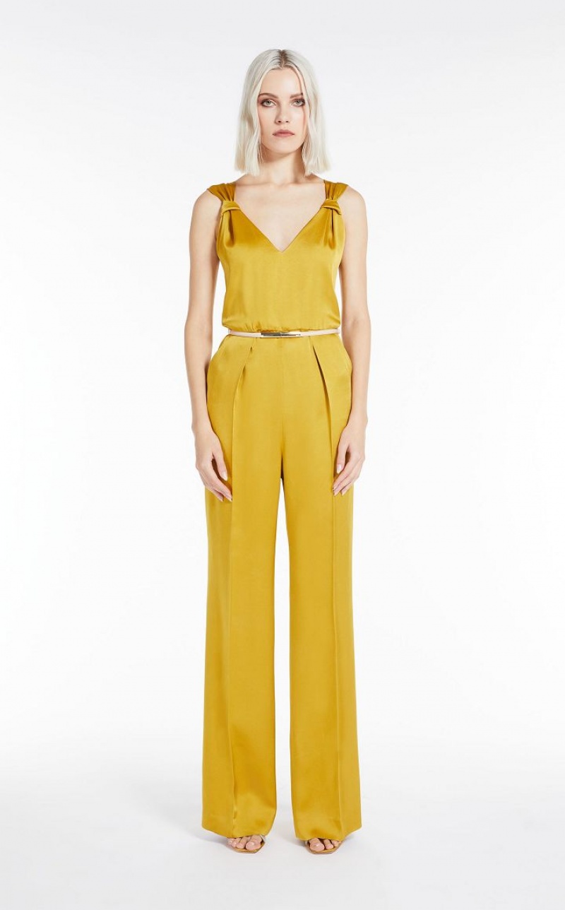 Max Mara Envers Satin Overall Mango | MMR593415