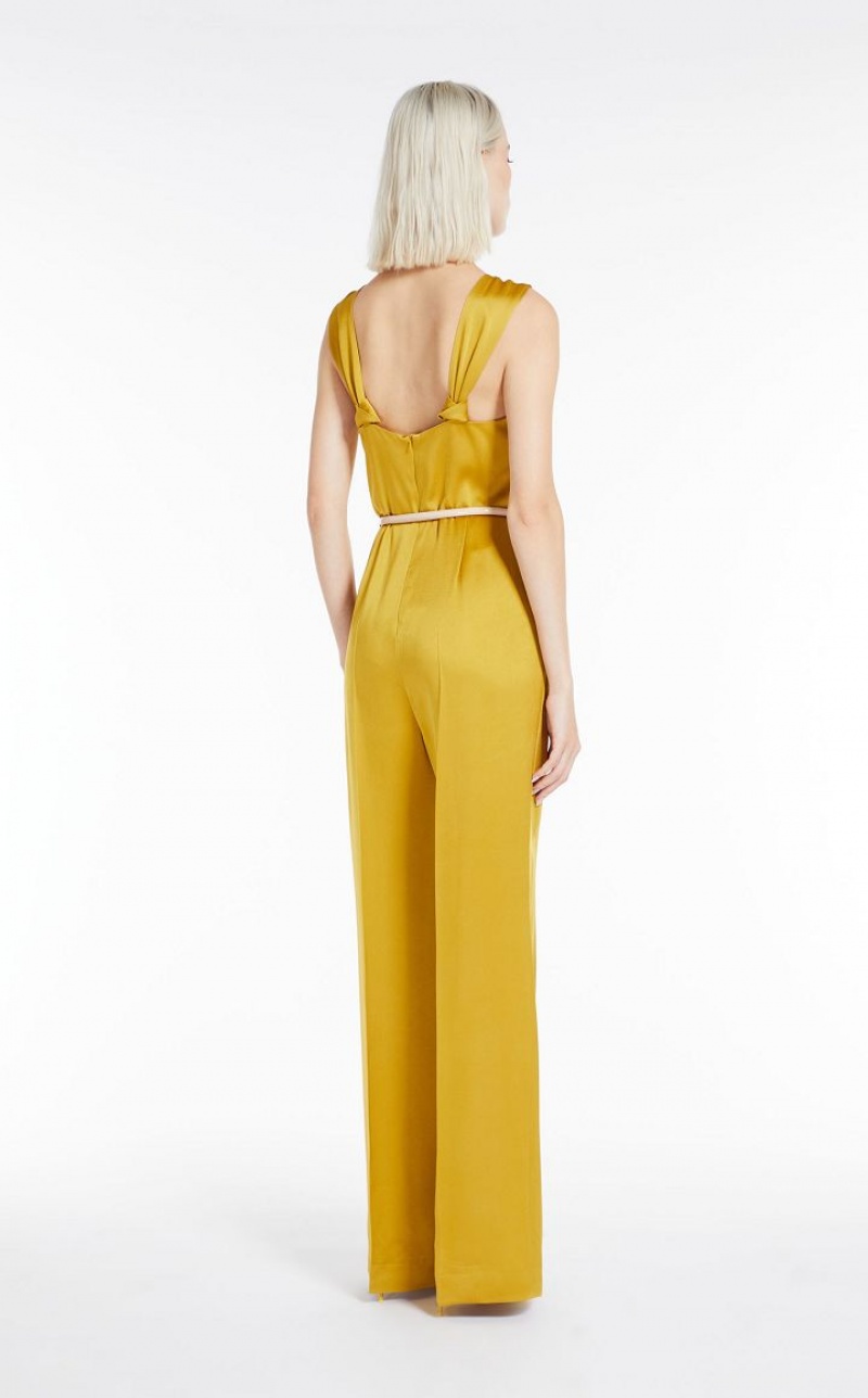 Max Mara Envers Satin Overall Mango | MMR593415