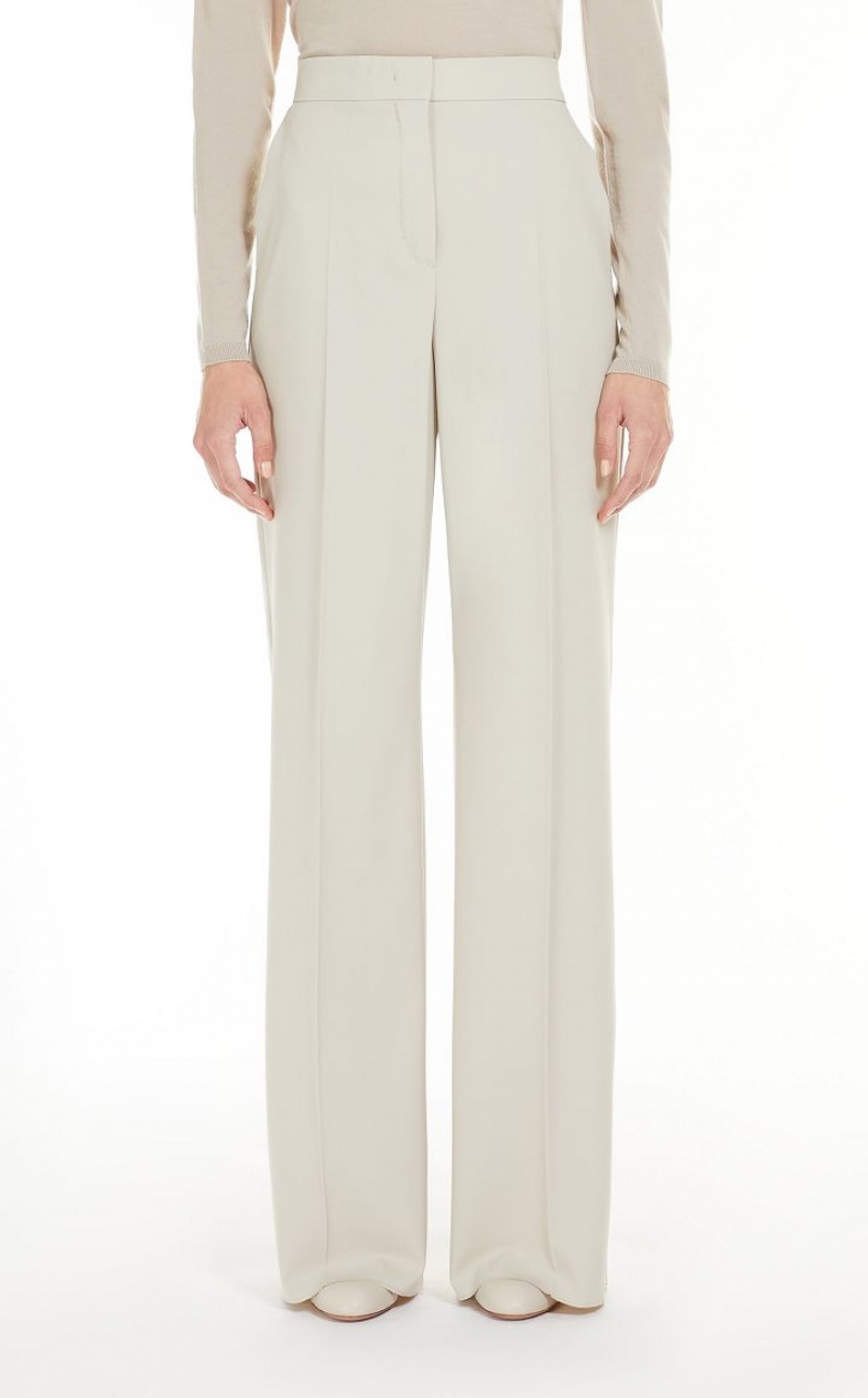 Max Mara High-waisted Wolle Anzüge Braun | MMR593496