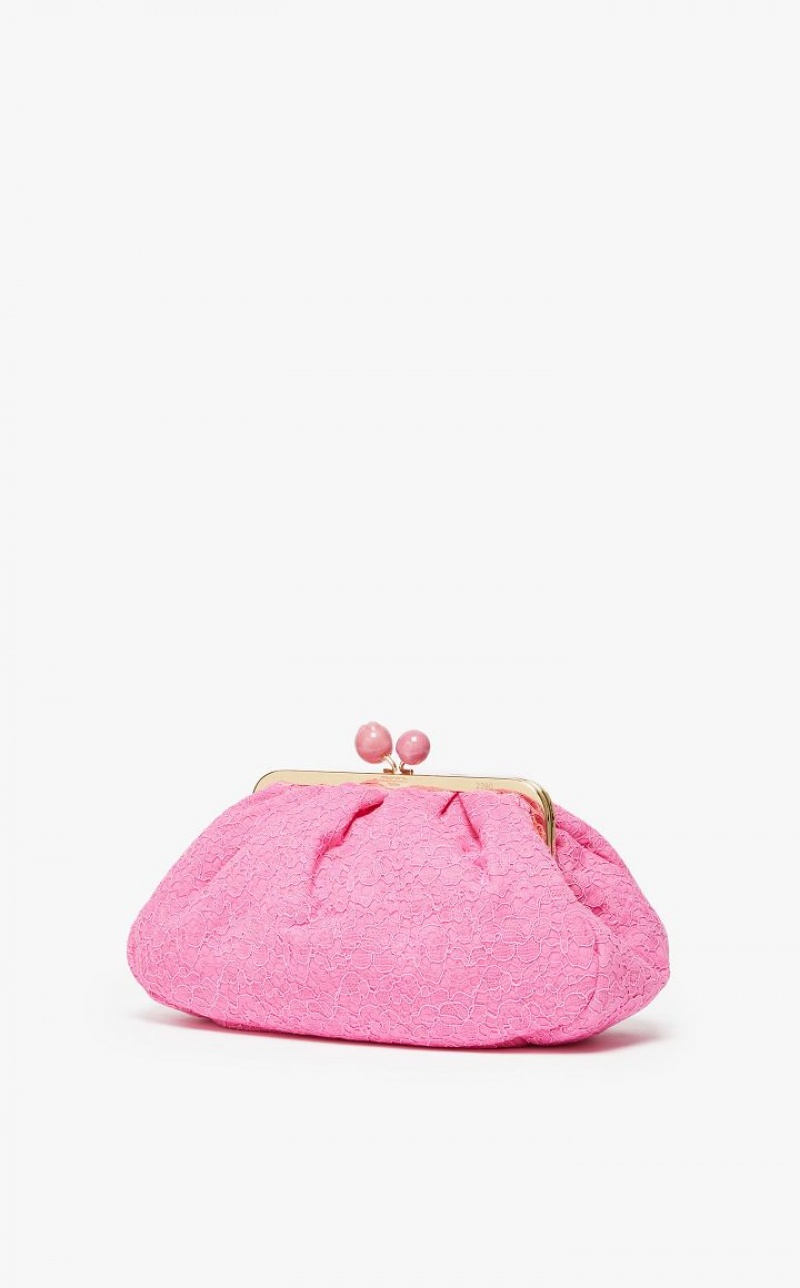 Max Mara Hommage À La France Pasticcinoin Spitze Weekend Bag Fuchsie | MMR594172