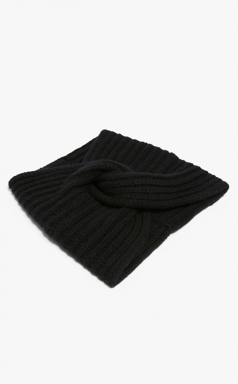 Max Mara In Wolle Yarn Hüte Schwarz | MMR594312