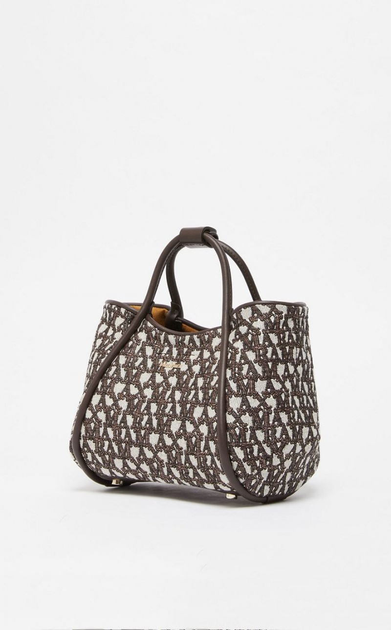 Max Mara In jacquard  Marine Bag Braun | MMR594129