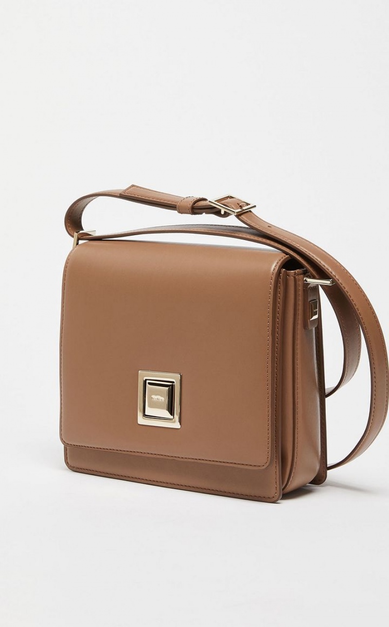 Max Mara Leder MM Bag Braun | MMR594121