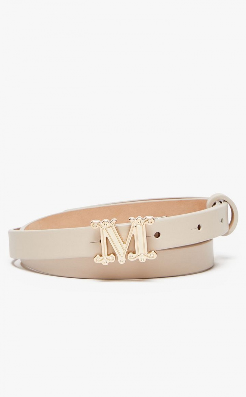 Max Mara Leder Monogram Gürtel Rosa | MMR594254