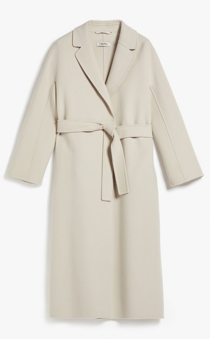 Max Mara Long Wolle Mäntel Hell | MMR593908