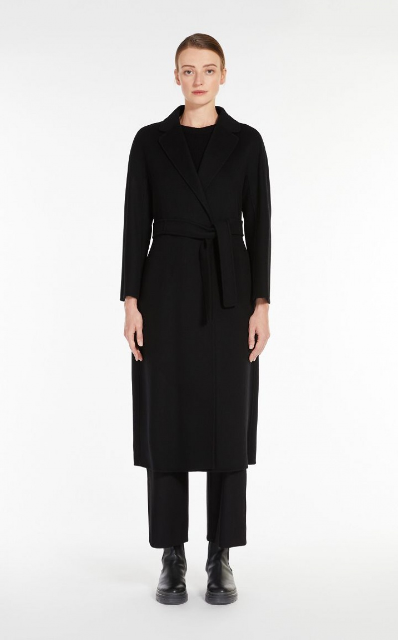 Max Mara Long Wolle Mäntel Schwarz | MMR593924