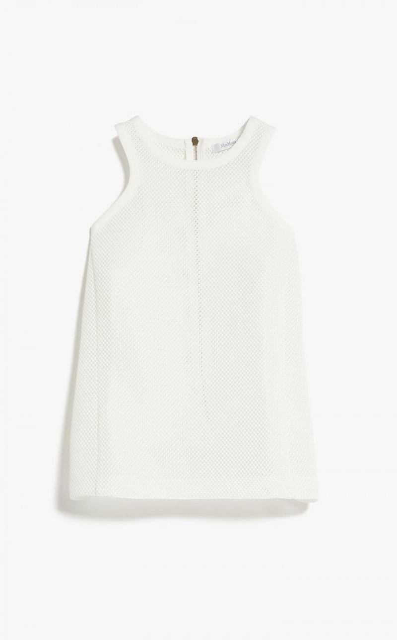 Max Mara Mesh-effect Technical Jersey Oberteile Platin | MMR593634