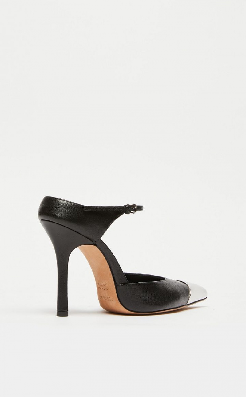 Max Mara Metal-toe Court Décolleté Schwarz | MMR594196