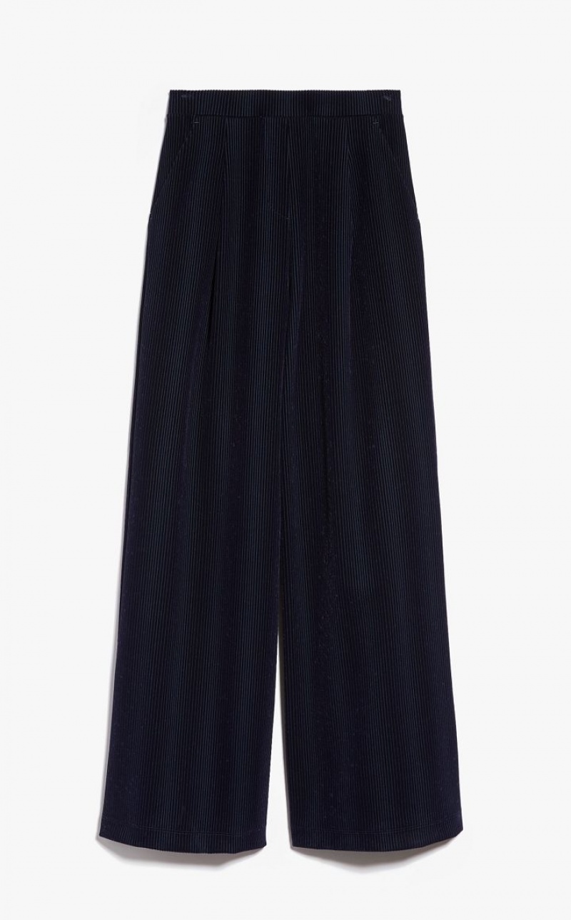 Max Mara Milano Jersey Hosen Navy | MMR593818