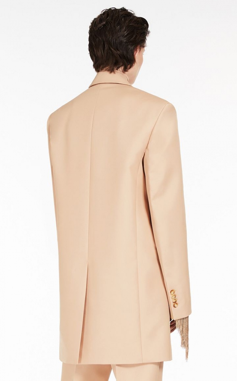 Max Mara Oversized Boyfriend Blazer Aprikose | MMR594024