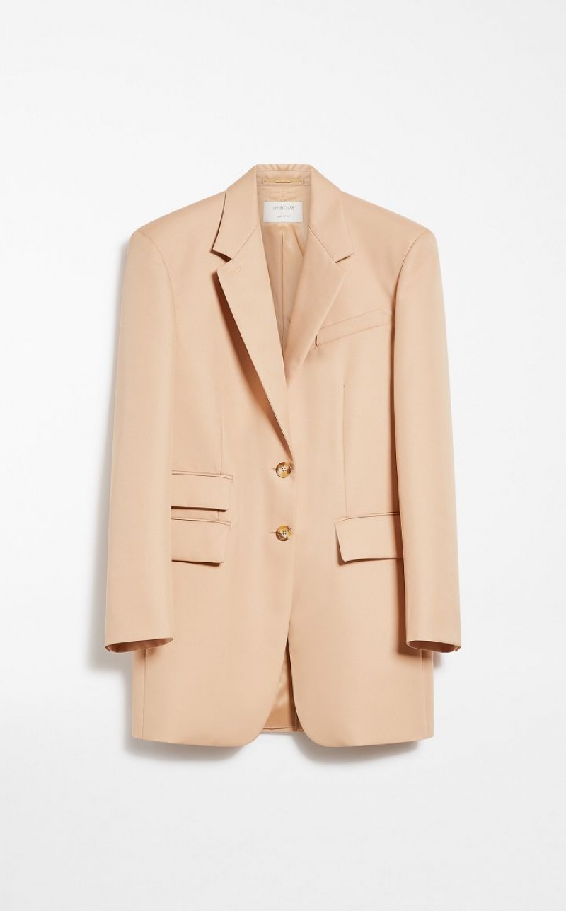 Max Mara Oversized Boyfriend Blazer Aprikose | MMR594024