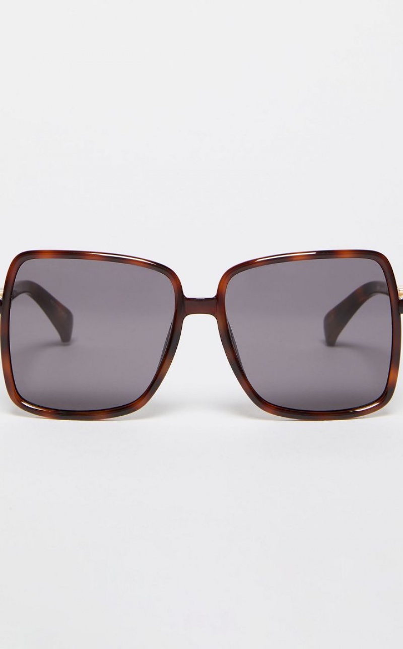 Max Mara Oversized Sonnenbrille Braun | MMR594294