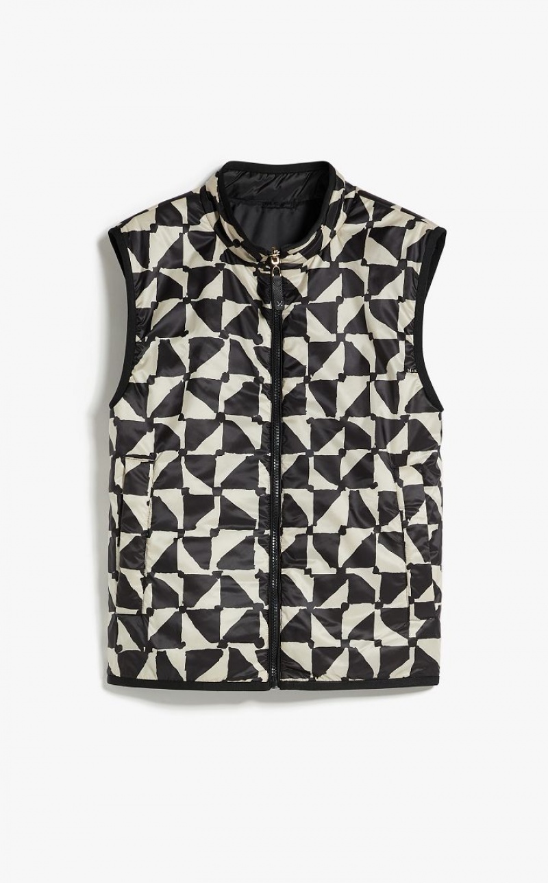 Max Mara Reversible Gilet In Wasser-resistant Fabric Padded Tiefes | MMR594011