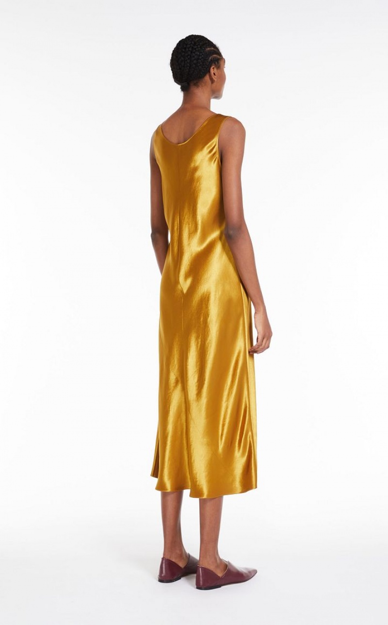 Max Mara Satin Kleid Mango | MMR593347