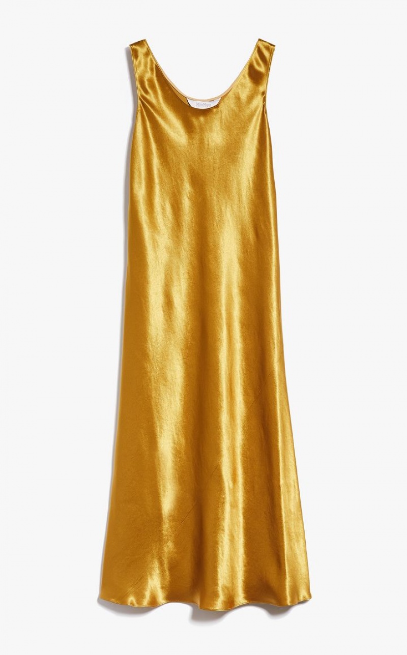 Max Mara Satin Kleid Mango | MMR593347