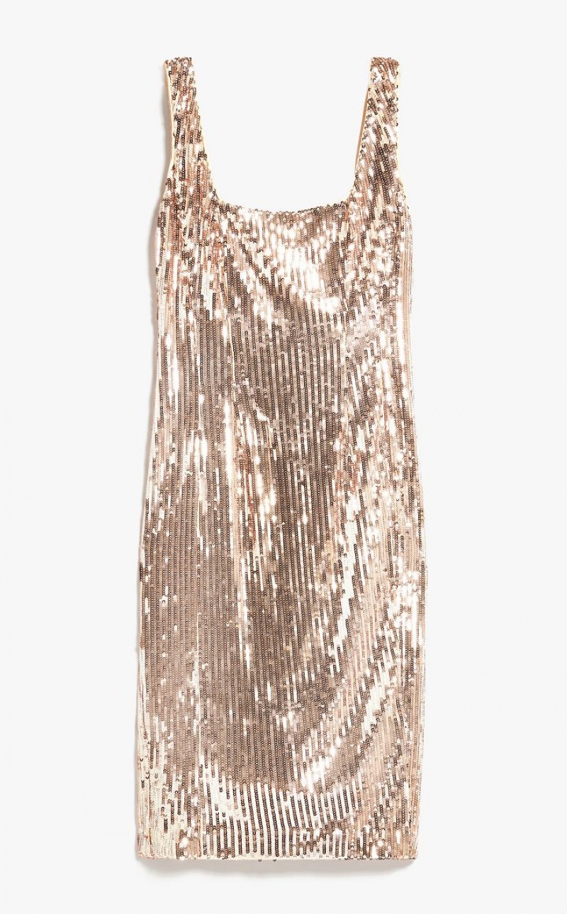 Max Mara Sequinned Sheath Kleid Hellrosa | MMR593332