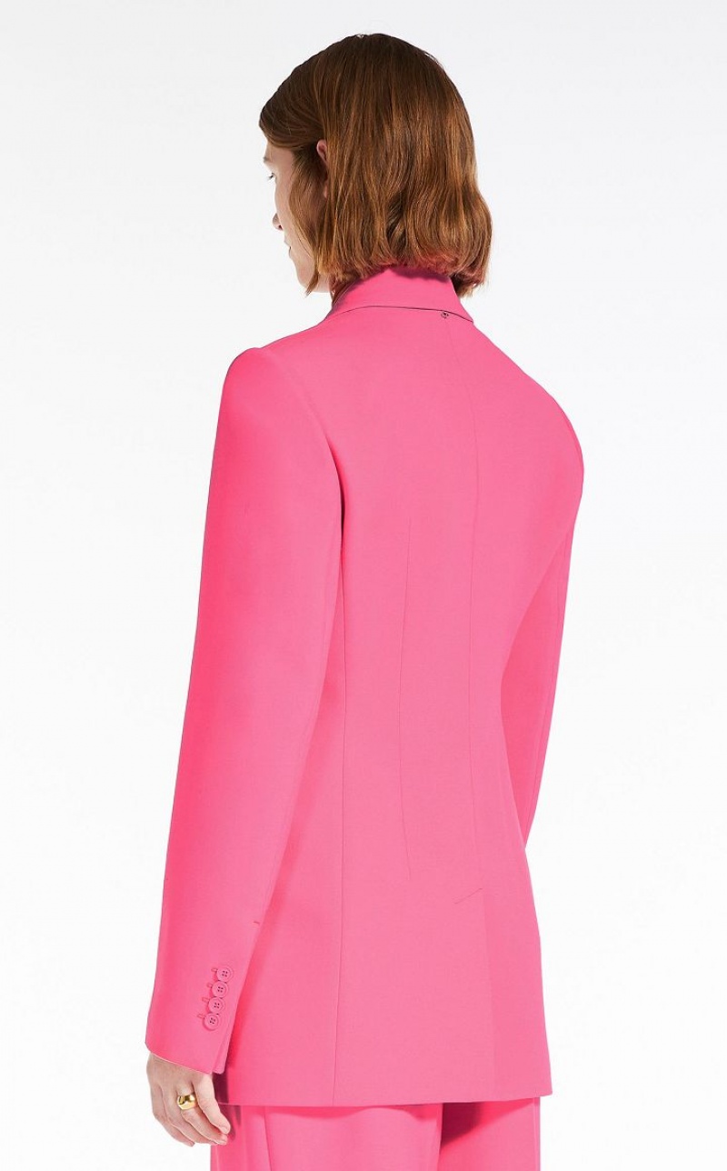 Max Mara Slim-fit Blazer Fuchsie | MMR594025