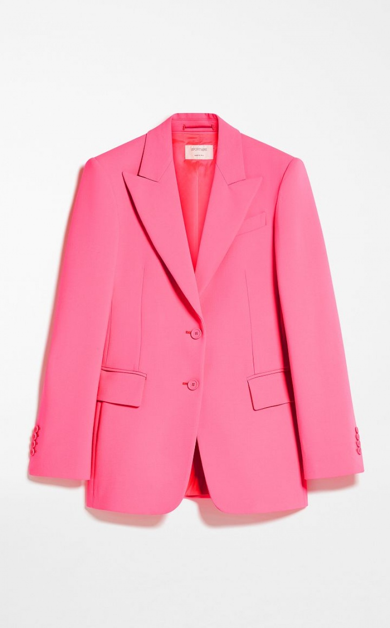 Max Mara Slim-fit Blazer Fuchsie | MMR594025