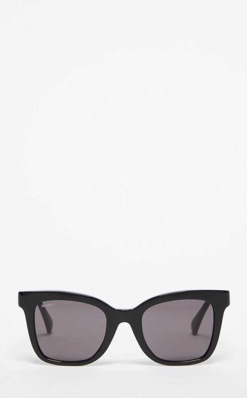 Max Mara Square Sonnenbrille Schwarz | MMR594300