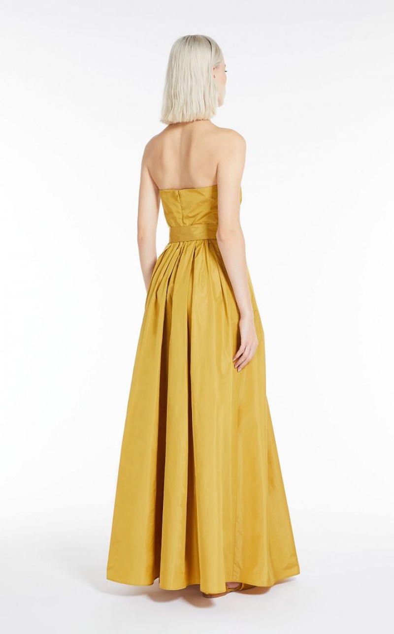 Max Mara Taffeta Bustier Kleid Mango | MMR593358