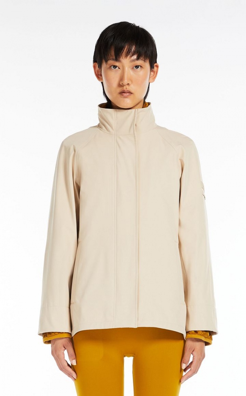 Max Mara Technical Fabric Trench Weiß | MMR593942