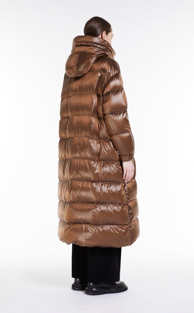 Max Mara Wasserdichte Nylon Parka Padded Gold | MMR593980