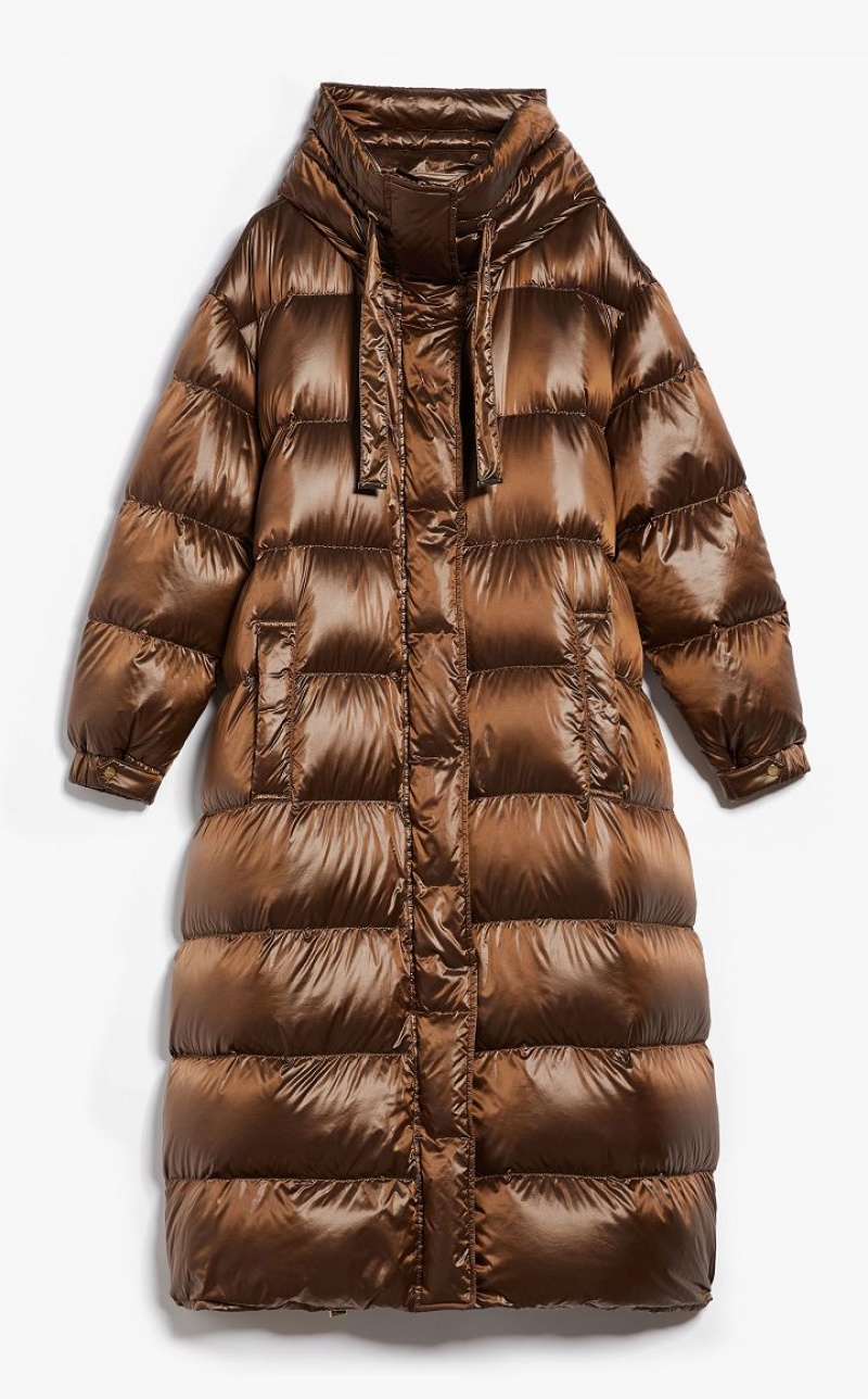 Max Mara Wasserdichte Nylon Parka Padded Gold | MMR593980