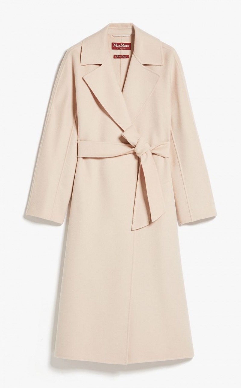 Max Mara Wolle And Cashmere Robe Mäntel Hellrosa | MMR593884