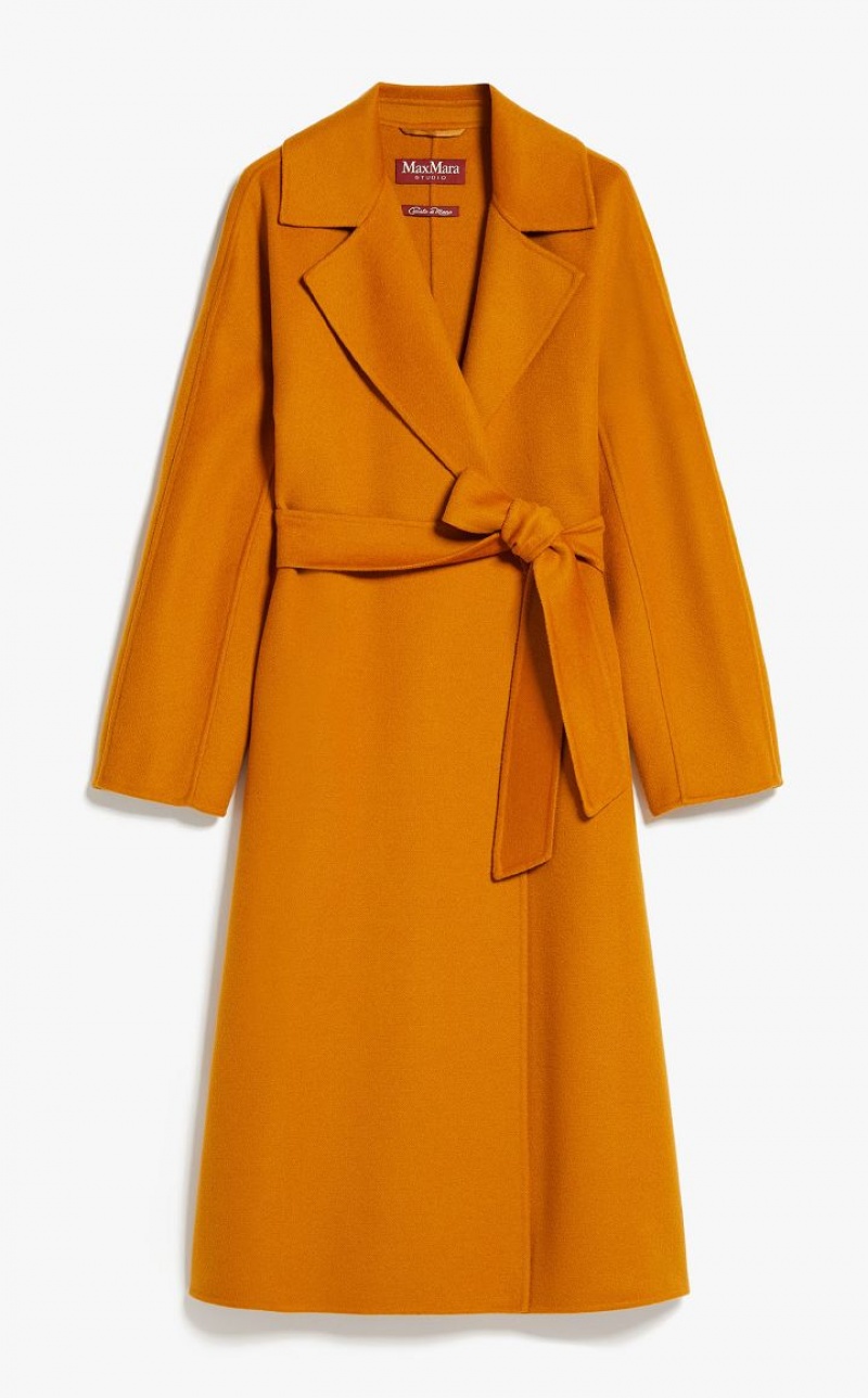 Max Mara Wolle And Cashmere Robe Mäntel Kaffee | MMR593869