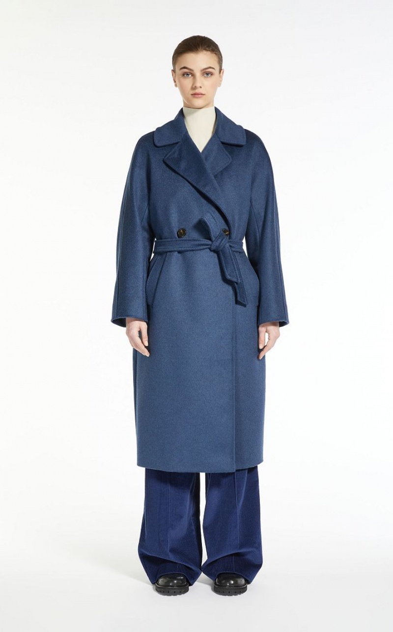 Max Mara Wolle Broadcloth Mäntel Navy | MMR593913